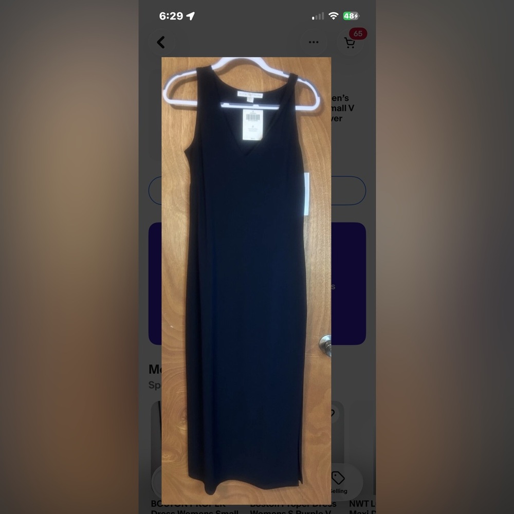 Boston Proper Maxi travel side slit